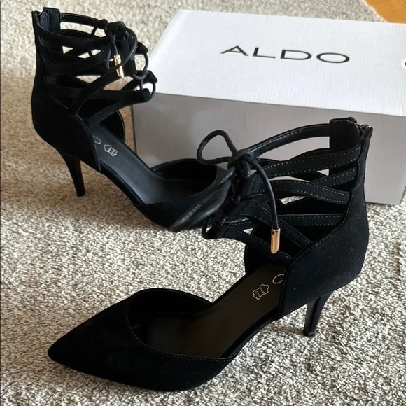 Aldo Black Heels with Stylish Design and Comfortable Fit - Picture 6 of 6